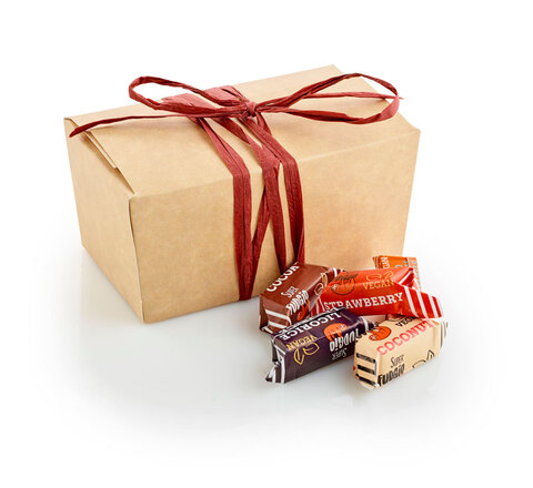 Økologiske og Veganske Fudge i Ballotin - 350 g.