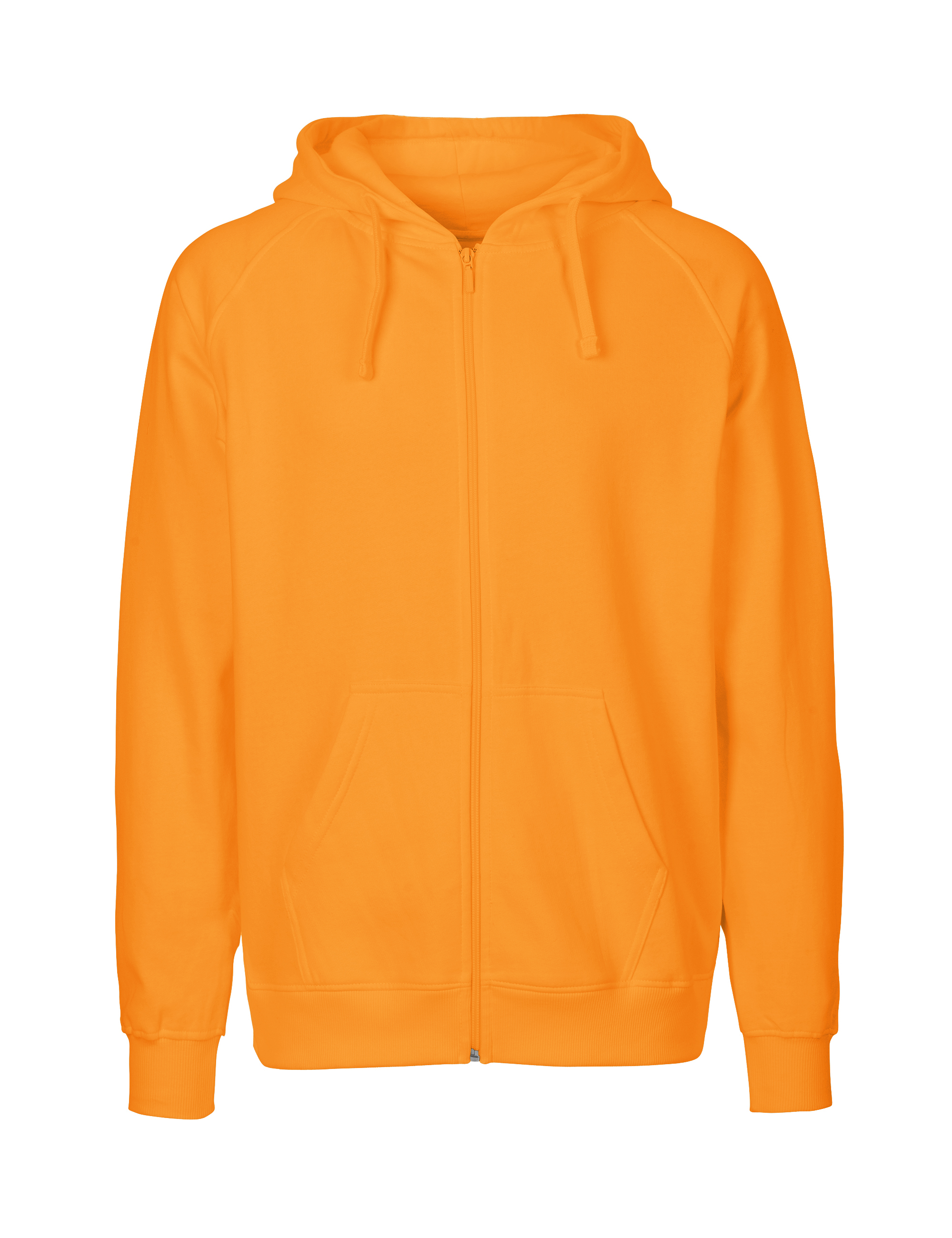 NEUTRAL Dame Zip Hoodie, 100% Økologisk Fairtrade Bomuld-Orange