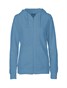 NEUTRAL Dame Zip Hoodie, 100% Økologisk Fairtrade Bomuld - Indigo