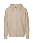 NEUTRAL Dame Zip Hoodie, 100% Økologisk Fairtrade Bomuld - Sand