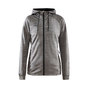 CRAFT ADV Unify FZ Hættetrøje Dame - rpet - Mørkegrå