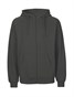 NEUTRAL Zip Hoodie, 100% Økologisk Fairtrade Bomuld - Mørkegrå