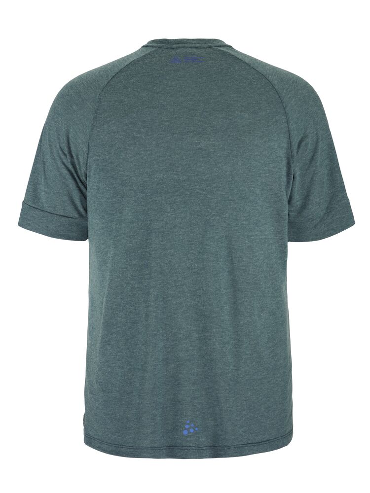 CRAFT Uld SS T-shirt, Herre - rPet-Blågrå