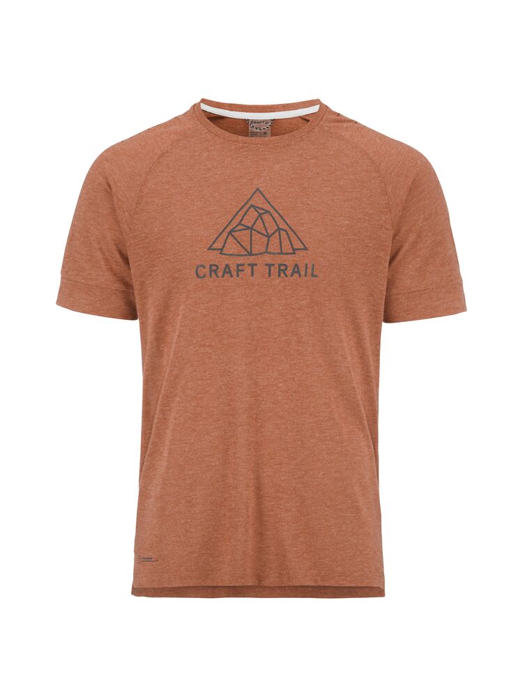 CRAFT Uld SS T-shirt, Herre - rPet-Orange