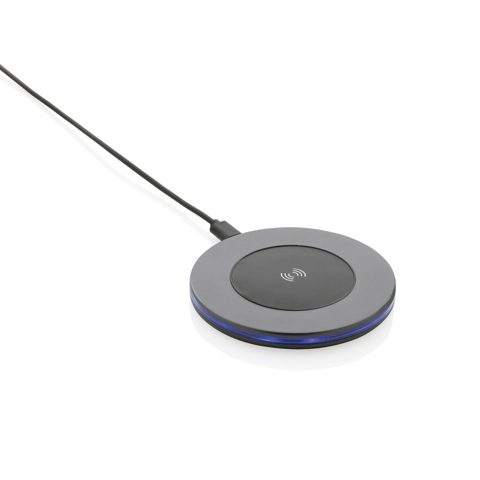 Terra 10W trådløs oplader i RCS genanvendt aluminium