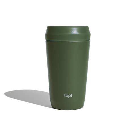 Topl genanvendt stål To Go Tumbler 354 ml patenteret 360 låg