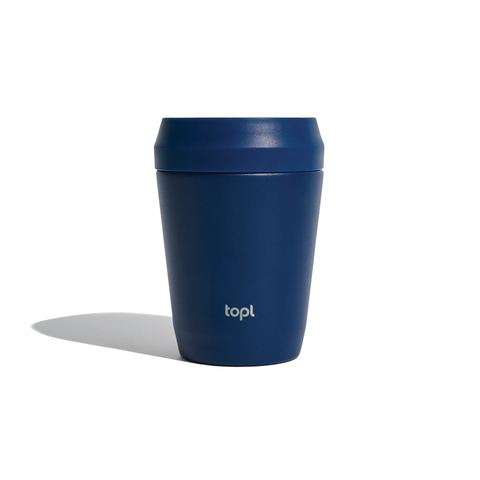 Topl genanvendt stål To Go Tumbler 235 ml patenteret 360 låg