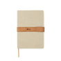 VINGA Bosler notesbog  i RCS genanvendt canvas - Beige