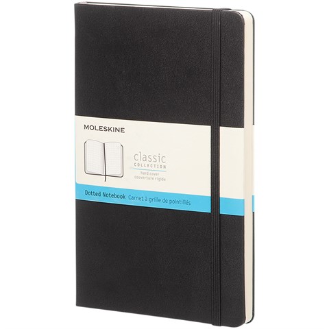 Moleskine Classic L hardcover notesbog - prikket