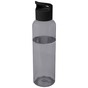 Sky 650 ml vandflaske af genvundet plast - Sort