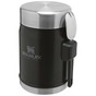 Stanley Legendary 400 ml madbeholder med ske - Sort