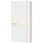 Moleskine Classic L hardcover notesbog - linjeret - Hvid