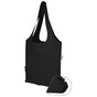 Madras blanding 140 g/m² GRS certificeret genvundet, sammenfoldelig bomuldstaske, 7 liter - Sort