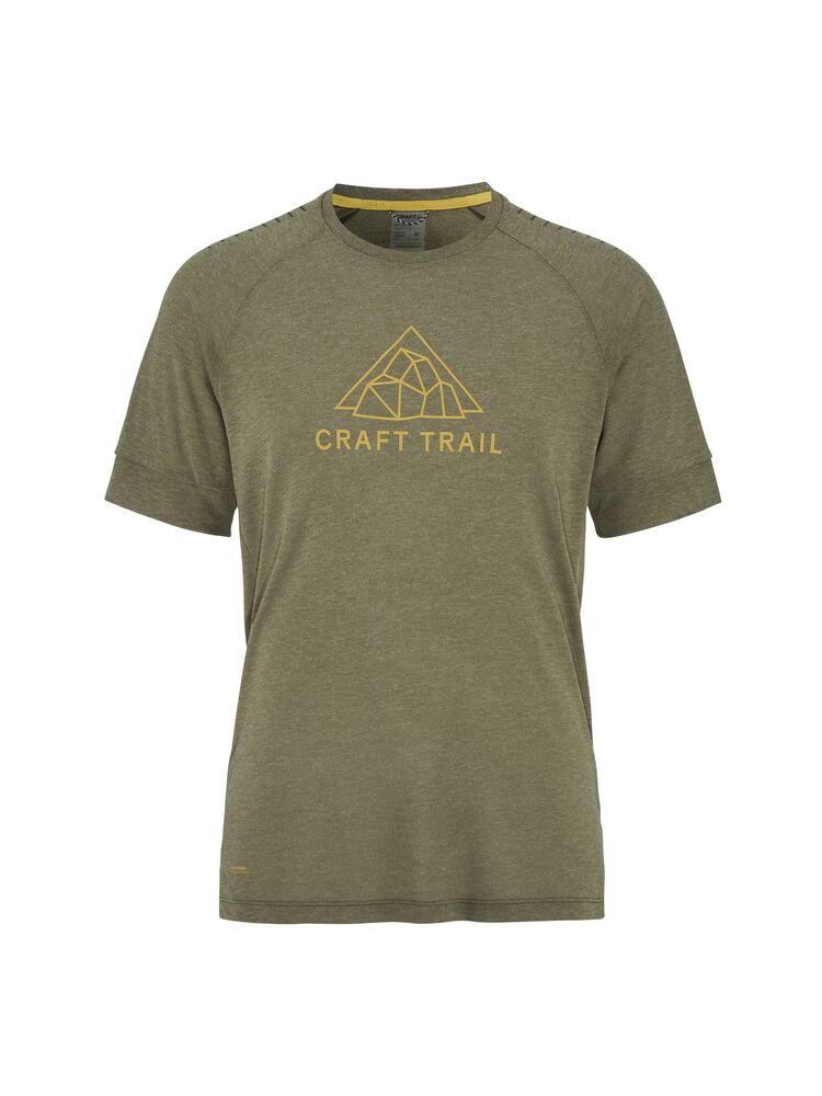 CRAFT Uld SS T-shirt, Herre - rPet-Grøn