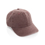 BEAU AWARE™ vasket cap med 6 paneler i bomuldstwill 270g/m² - Maroon