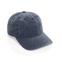 BEAU AWARE™ vasket cap med 6 paneler i bomuldstwill 270g/m² - Marineblå