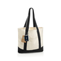 SHOP LOCAL AWARE™ genanvendt bomuld, 350 g/m², mulepose - Sort