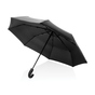 KENTO URBAN 21'' AWARE™ 190T RPET Paraply, auto åbn og luk - Sort
